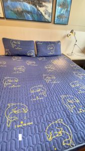 water proof Bedsheet Mattress Protector Cover Patchwork Fitted Bed Sheet Single Twin Queen King Ready Stoc