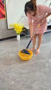 NEW-Extendable Triangle Mop 360° Rotatable Squeeze Mop Floor Cleaning Wet And Dry 1.3m Home Floor Ceiling Windows Cleaning Tools