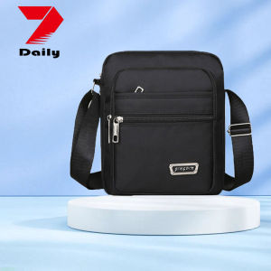 New Japan and South Korea new waterproof single shoulder crossbody bag Oxford cloth bag mens and womens business bag purse
