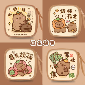 Large Capacity Portable Sanitary Pads Storage Bag Student Friendly High Aesthetic Value Easy Carry Health And Hygiene Essentials