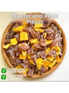 Sweet and Sour Dried Mango Plum Slices Refreshing