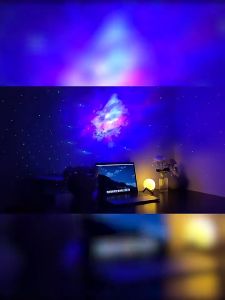 Garansi 10 tahun Lampu Atmosfer Astronot Proyektor Lampu Tidur Aesthetic