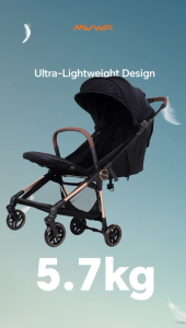Muwa Venty Stroller Cabin Size Light Weight Auto Fold (Newborn- 22kg)
