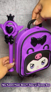 Kuromi Beauty Dressing Table Tool Toy Set Makeup New magic dress up show DIY Play House gift set toy