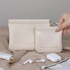 Fashion Simple Coin Wallet Mini Protable Bag Lipstick USB Cable Storage Ins Bag