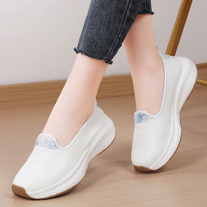 Soft Bottom Anti-Slip Maternity Shoes Easy to Wear Casual Flat Bottom Womens Fashion Single Shoes Comfortable Spring Autumn Large Size