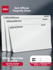 deli | Magnetic Slim Frame Erasable Whiteboard