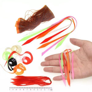 Silicone Octopus Skirt Pike Streamer Spinnerbait Trailer Buzzbait Rubber Slider Jig Lures Squid Skirts Saltwater Fishing Lures