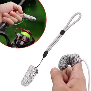 2Pcs Fishing Single Finger Gloves Protector Breathable Anti-Slip Anti-Cut Fishing Gloves Carp Outdoor Fishing Tackle Accessories