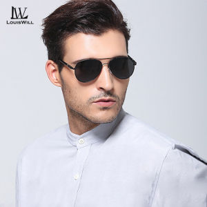 LouisWill Men TAC Polarized Sunglasses Ultra Light Sunglasses Retro Driving Sunglasses Outdoor Sunglasses UV400 Night Vision Sunglasses Cycling Riding Running Glasses