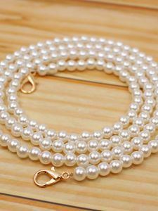 Pearl Chain Purse Accessories Long Womens Crossbody Shoulder Strap Hand-Held Fairy Chain Single Buy Satchel Bag Strap Bag Chain