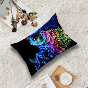 Paw Patrol | P-PAW P-Patrol-ES Cartoon Cushion Cover Rectangle Pillow Cover Hit Product Comfortable Warm Bedding Party Gift