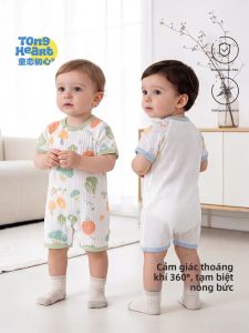 TONGLIANCHUXIN | Breathable Short Sleeve Infant Jumpsuit