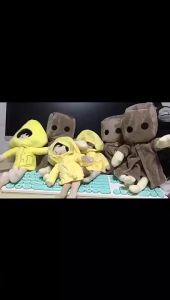 ตุ๊กตาผ้ากำมะหยี่ Little Nightmares Nome Six  ทำมือ เกมผจญภัย ตุ๊กตาฟองน้ำ