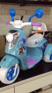 Kids Ride Motorbike Frozen Elsa and Anna / Hello Kitty Superbike Music Player with Lights Toys