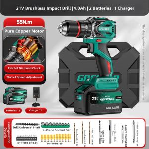 Brushless Multi-functional High Power Cordless Drill