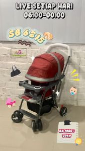 Space Baby Stroller SB 6215 Kereta Dorong Bayi Hadap Depan Belakang Op