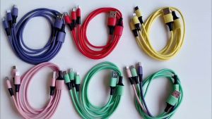 Dây Sạc 3 Đầu Đa Năng Dây sạc 3 trong 1 Sạc Nhanh Chống Đứt Gãy Siêu Bền USB Type C / Android iPhone