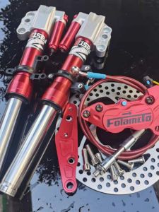 Springer ลดแรงกระแทกสำหรับรถจักรยานยนต์ไฟฟ้า 27/30/31 สายเคเบิล ชิ้นส่วนอะไหล่สำหรับรถจักรยานยนต์ ส่วนบนของรถจักรยานยนต์