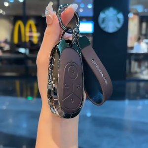 Car Key Cover Kereta Remote Control Protective Case Buckle Bag Zinc Alloy Material Car Accessories for Proton EMAS5 25