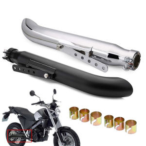 38mm-51mm Motorcycle Exhaust System for Harley Street 750 883 Cg125 Cb400ss Sr400 honda Exhaust Muffler Retrofit Cafe Racer Bobber Chopper Custom