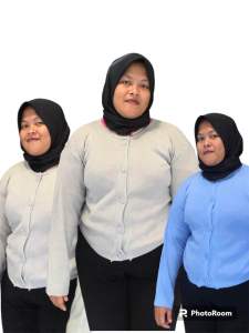 Oversize Cardigan Wanita Rajut Halus