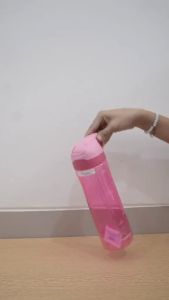 FJbottle - Botol Minum Bahan Tritan 700ML Portable Transparan Dengan Sedotan BPA Free