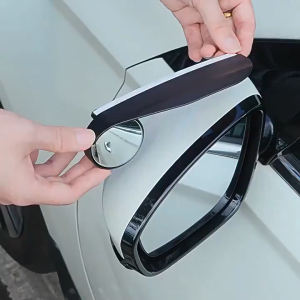 2 Pair Blind Spot Rearview Mirror Adjustable Eyebrows Cover 360 Degree Round Parking Mirrors Accessories Easy To Install Universal for Most Cars