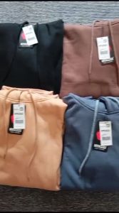 Sweater Hoodie Oversize Cream Pria Wanita Premium Bahan Tebal Fleece 280 Gsm