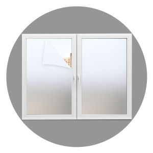 GANI | Privacy Semi-Transparent Window Sticker