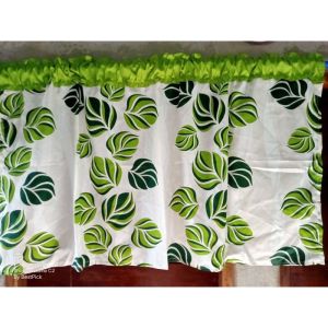 ✨ Collindale olive Matchy matchy For window/door/kitchen sink/Valancer Curtains Big Leaves Curtain