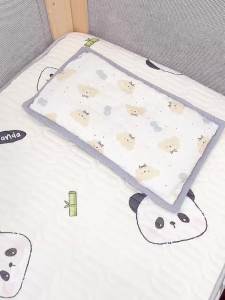 Baby Pillow Baby Cloud Pillow Ice Silk Summer Breathable Newborn 0 to 6 Months and Over 1 Year Old 3 Children Pillow Cover