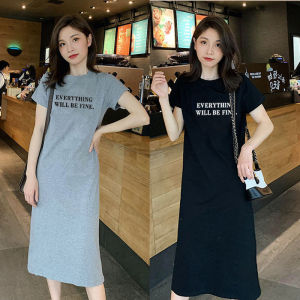 Casual Short Sleeve T-Shirt Dress summer