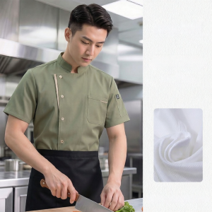 Breathable Custom Logo Summer Chef Uniform