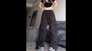 5 สี ทรงหลวม ทรงตรง แฟชั่น สไตล์เกาหลี ใส่ได้ทั้งชายและหญิง กางเกงผู้หญิง