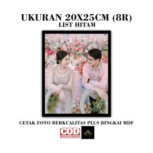 CETAK FOTO MURAH UKURAN 8R (20X25) MEDIA PAPAN MDF