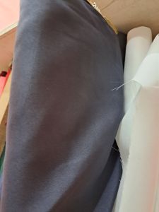 Pongee Geena silk by yard fabric in various colors for sewing and crafting.