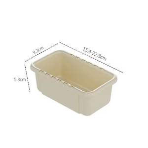 可伸缩抽屉分隔收纳盒厨房橱柜分格餐具整理盒文具化妆品内衣分类