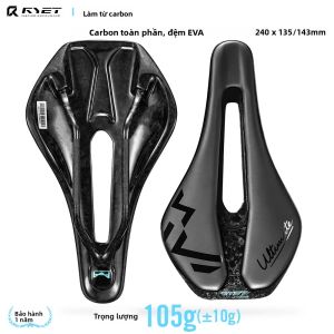 Yên Xe Đạp In 3D Bằng Sợi Carbon Siêu Nhẹ RYET 135/143mm Dành Cho Xe Đạp Địa Hình Xe Đạp Đường Trường Phụ Kiện Xe Đạp Nam