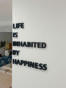 3D Acrylic Wall Stickers Living Room Corner Decorative Lettering Background Wall Decor Modern Minimalist Waterproof PVC