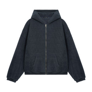 LUJIAMEN | Fleece Lined Hoodie Coat Oversized Mens Wear
