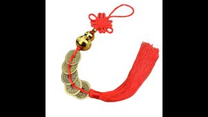 Dây đồng tiền xu Ngũ Đế gắn hồ lô vàng dây phong thủy chiêu tài rước lộc may mắn (xâu 5 xu) - Lazada