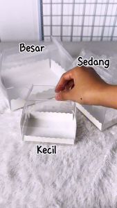 Box Mika Gable Transparant | Box Mika Kue Tart | Box Mika Kue Bolu | Kotak Mika Kue | Gable Box Tart | Hampers Kue Lebaran