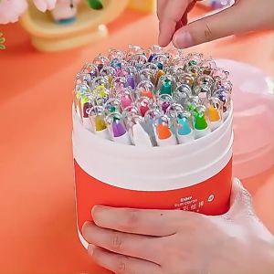 12/24/36/48Colors Water Soluble Pen Crayon Oil Painting Stick Washable Pen Non Dirty Hands For Kids