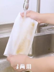 Washable Kitchen Paper Towels Grease Removal Reusable Disposable Dish Cloth Roll Absorbent/Fireheart Warrior
