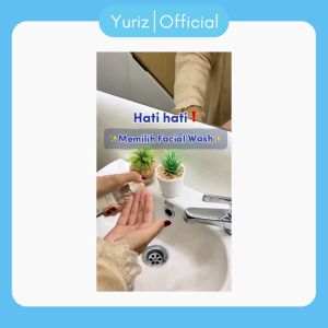 Yuriz Facial Wash 100 ml | Sabun Cuci Muka Gentle Cleanser Pembersih Wajah Perawatan Mencerahkan