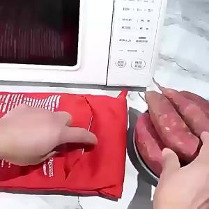 1 Chiếc Túi Nướng Khoai Lang Đa Năng Dùng Cho Lò Vi Sóng Túi Nướng Khoai Tây Ngô Đặc Biệt Chất Liệu Polyester Túi Nướng Khô Gia Dụng