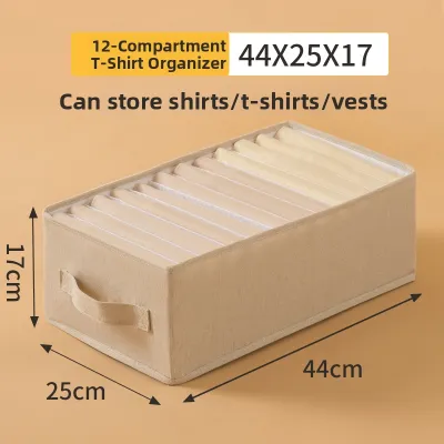 OME | Clothes Organizer Box T-Shirt Drawer Organizer