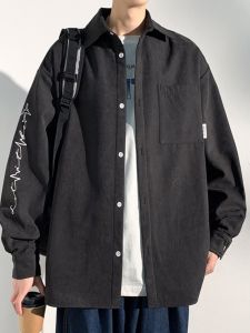 Peach Skin Fabric Shirt: A Trendy Handsome Casual Outwear