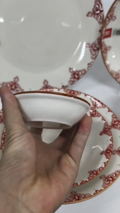 Ceramic BROWN THRONE tableware. Plate bowl soup plate  CERAMIC PLATE